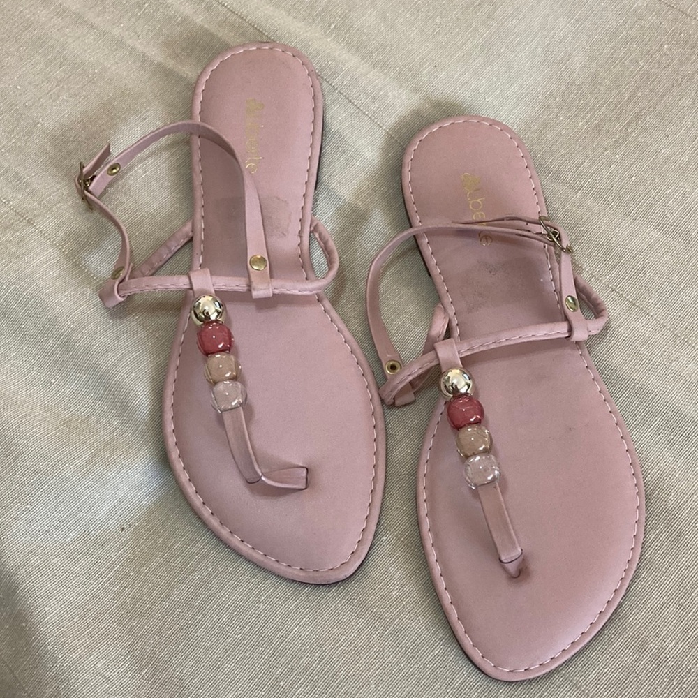 Liberte‎ Pink Beaded Strap Sandal size 38